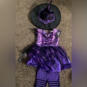 2T Purple Witch Costume